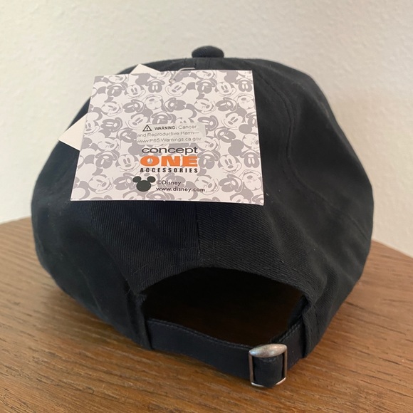 Disney Mickey Mouse Strap Back Hat BLACK NWT - Picture 6 of 6